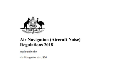 Australian RPA noise regulations