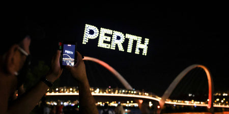 Perth drone show