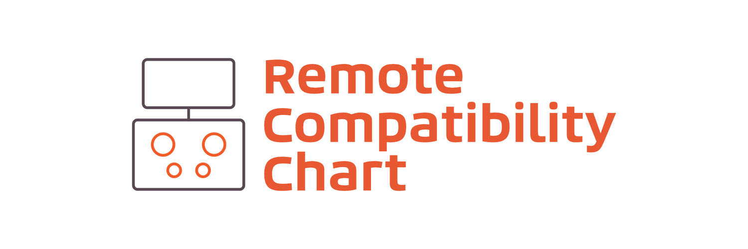 Remote Controller Compatibility Chart