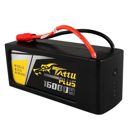 Tattu Plus 16000MAH 22.2V 15C 6S1P Lipo Smart Battery Pack