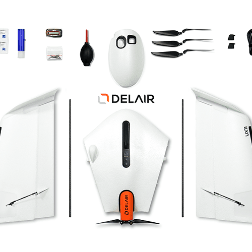 Delair UX11 Spare Parts Kit (w/ Belly Plate V2, 33cm Long)