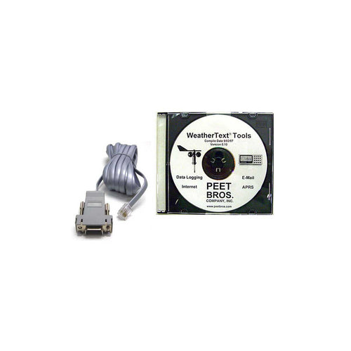WeatherText Tools w/RS232 Cable for Ultimeter Weather Stations - Sphere